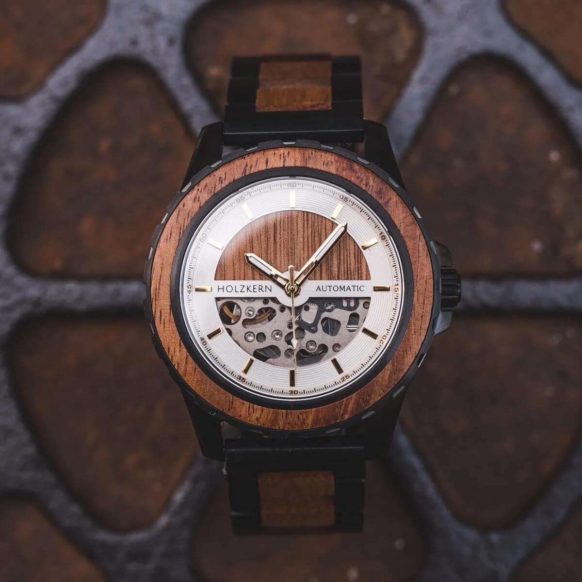 HOLZKERN | Franz Josef Vast Herren Automatikuhr